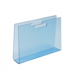 Place furniture Portable Magazine Rack  transparent Blue