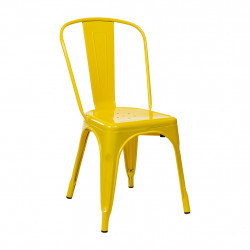 Replica Xavier Pauchard Tolix Chair yellow 14