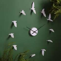 Place Furniture Swallows Round Wall Clock 01
